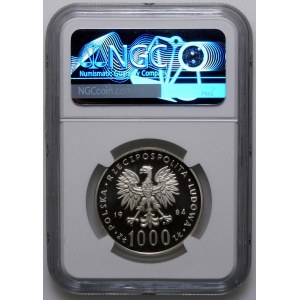 Próba 1000 złotych Witos 1984 - srebro
