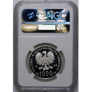 Próba 1000 złotych Łabędź 1984 - srebro