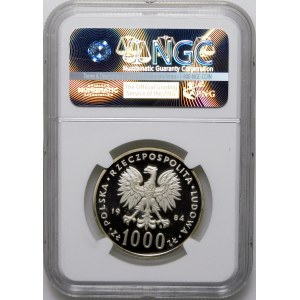 Muster 1000 Gold Schwan 1984 - Silber