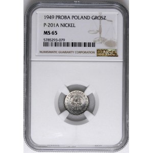 SAMPLE nickel 1 penny 1949