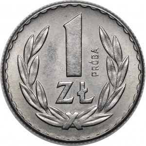 PRÓBA NIKIEL 1 złoty 1957