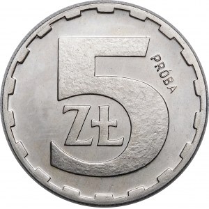 PRÓBA NIKIEL 5 ZŁOTYCH 1979