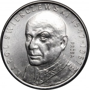 PRÓBA NIKIEL 10 złotych 1967 Karol Świerczewski