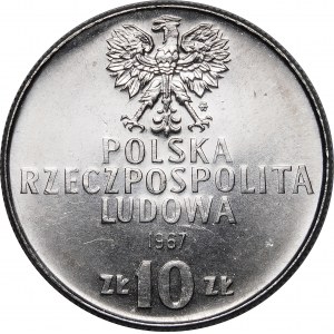 PRÓBA NIKIEL 10 złotych 1967 Karol Świerczewski