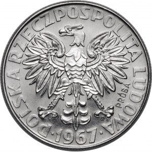 SAMPLE Nickel 10 zloty 1967 Skłodowska Street