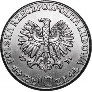 PRÓBA NIKIEL 10 złotych 1971 FAO