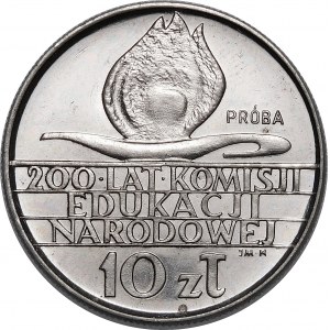 PRÓBA NIKIEL 10 złotych 1973 Komisja Edukacji Narodowej