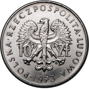 PRÓBA NIKIEL 10 złotych 1973 Komisja Edukacji Narodowej