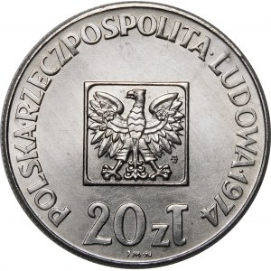 20 Zloty 1974 XXX JAHRE DER PRL
