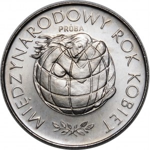 PRÓBA NIKIEL 20 złotych 1975 Międzynarodowy Rok Kobiet