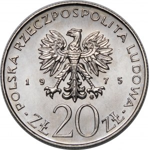 PRÓBA NIKIEL 20 złotych 1975 Międzynarodowy Rok Kobiet