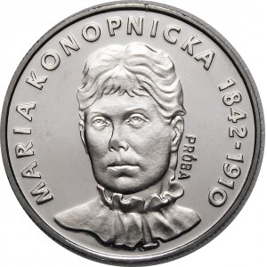 PRÓBA NIKIEL 20 złotych 1978 Maria Konopnicka