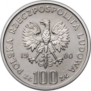 PRÓBA NIKIEL 100 złotych 1980 Jan Kochanowski