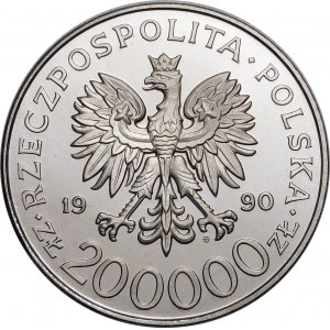 PRÓZE NIKIEL 200000 Zloty 1990, General Tadeusz Komorowski - Bór