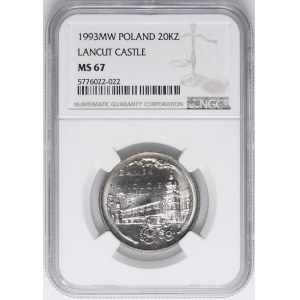 20000 złotych 1993 Zamek w Łańcucie