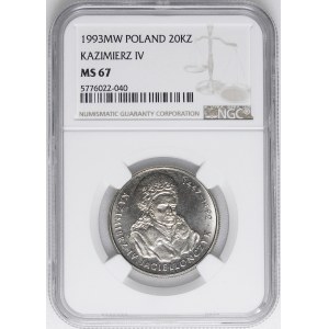 20000 złotych 1993 Jagiellończyk