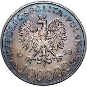 100000 PLN 1990 Solidarity Type A