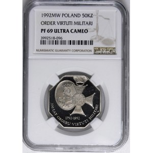 50000 złotych 1992 Order Virtuti Militari