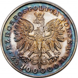 100000 zloty 1990 Józef Piłsudski
