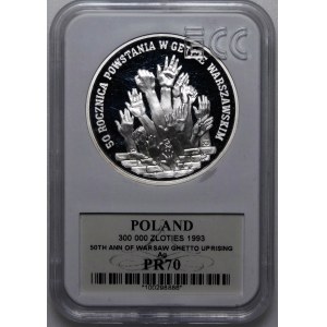 300000 złotych 1993 Powstanie w Getcie Warszawskim