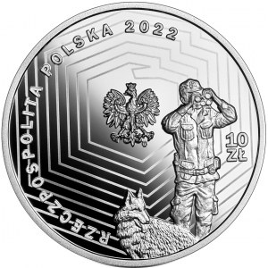 10 złotych 2022 30. rocznica powołania Straży Granicznej