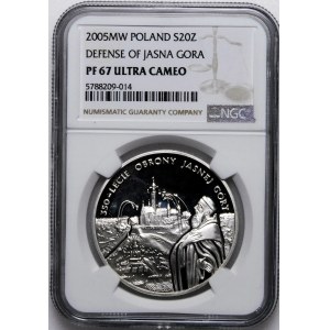 20 złotych 2005 Obrona Jasnej Góry