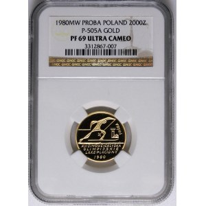 Próba 2000 złotych 1980 XIII Zimowe Igrzyska Olimpijskie Lake Placid