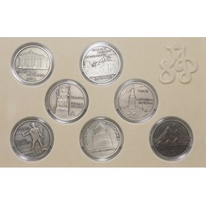Treasury of the Polish Mint - Collection of Ancient Wonders of the World - 7 pieces silver.