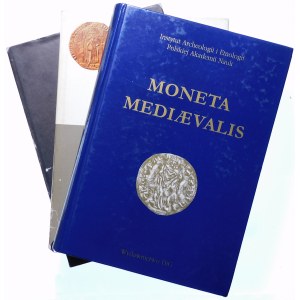 Kiersnowski R. Moneta w kulturze wieków średnich, Paszkiewicz B. Moneta mediaevalis ... - (soubor 3 ks).