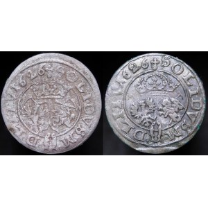 Sigismund III Vasa, 1626 shellac, Vilnius - set (pcs.2)