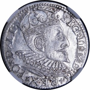 Sigismund III. Vasa, Trojak 1594, Riga - schön