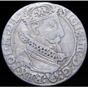 Zygmunt III Waza, Sixpence 1624, Cracow - ∙16∙Z4∙.