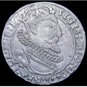 Sigismund III. Wasa, Sixpence 1625, Krakau - Sas, PO ∙16Z5: - unbeschrieben