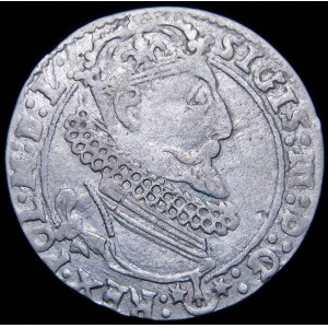 Sigismund III Vasa, Sixpence 1625, Krakow - Sas, PO∙16Z5: - undescribed