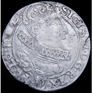 Zygmunt III Waza, Szóstak 1625, Kraków - Półkozic, POLO - rzadki