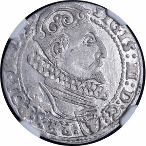 Sigismund III Vasa, Sixpence 1625, Krakow - Half-Cozic, POL - rarer