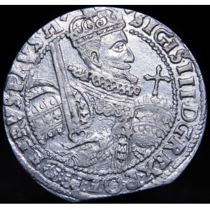 Sigismund III Vasa, Ort 1622, Bydgoszcz - PRVS M - sash ending, labrys