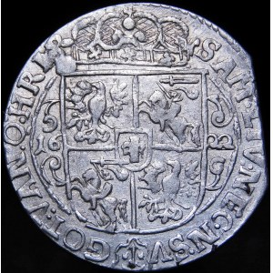 Žigmund III Vasa, Ort 1622, Bydgoszcz - PRVS M - koniec krídla, labrys