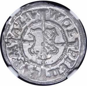 Inflanty - Zakon Kawalerów Mieczowych, Wolter von Plettenberg, Szeląg 1533, Ryga - wyśmienity
