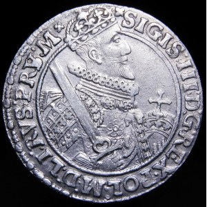 Sigismund III. Vasa, Ort 1621, Bydgoszcz - PRV M - Stempel PRV/S - Blume