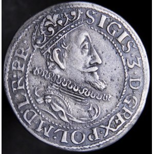 Sigismund III Vasa, Ort 1615, Danzig - enge Öffnung, Tatzenpunkt