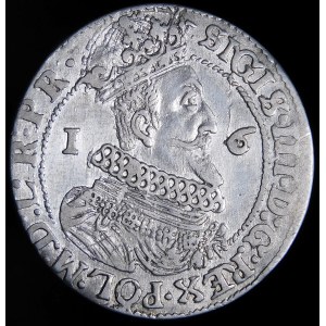 Žigmund III Vasa, Ort 1624/3, Gdansk - prelamovaný dátum, PR - variant
