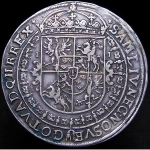 Zygmunt III Waza, Talar 1630 II, Bydgoszcz - wąskie popiersie, bez kokardy - b. rzadki
