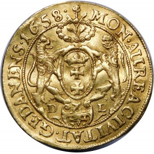 John II Casimir, Ducat 1658 DL, Gdansk.