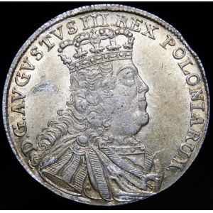 Augustus III Sas, Tymf 1753, Leipzig - trilobes