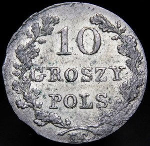 November Uprising, 10 pennies 1831 KG