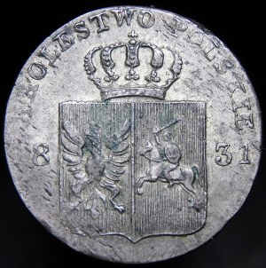 Powstanie Listopadowe, 10 groszy 1831 KG