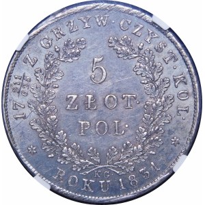 Powstanie Listopadowe, 5 złotych 1831 KG