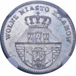 Slobodné mesto Krakov, 5 grošov 1835, Viedeň - krásne