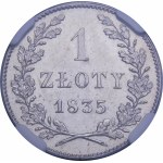 Wolne Miasto Kraków, 1 złoty 1835, Wiedeń